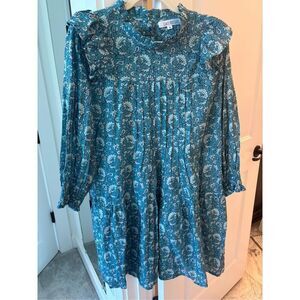 Grace Holiday Molly Dress, Teal Valley, Med $175